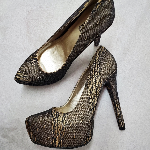 Charlotte Russe Shoes - Sexy Lace Covered Stiletto Pumps